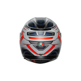 AGV HELM K3 SPACE MAT WH/FLUO Red 2XL - Driven Powersports