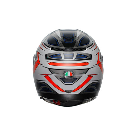 AGV HELM K3 SPACE MAT WH/FLUO Red 2XL - Driven Powersports