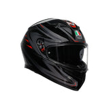 AGV HELM K3 SYTH Black/Red 2XL - Driven Powersports
