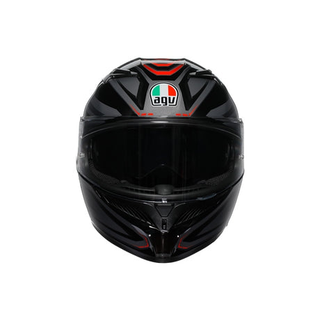 AGV HELM K3 SYTH Black/Red 2XL - Driven Powersports