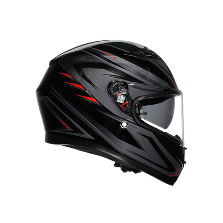 AGV HELM K3 SYTH Black/Red 2XL - Driven Powersports