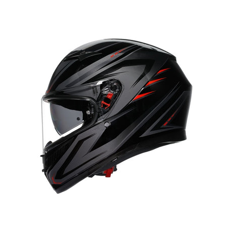 AGV HELM K3 SYTH Black/Red 2XL - Driven Powersports