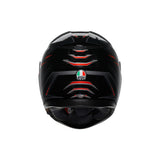 AGV HELM K3 SYTH Black/Red 2XL - Driven Powersports
