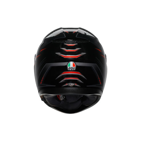 AGV HELM K3 SYTH Black/Red 2XL - Driven Powersports