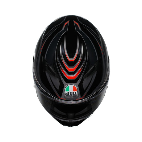AGV HELM K3 SYTH Black/Red 2XL - Driven Powersports