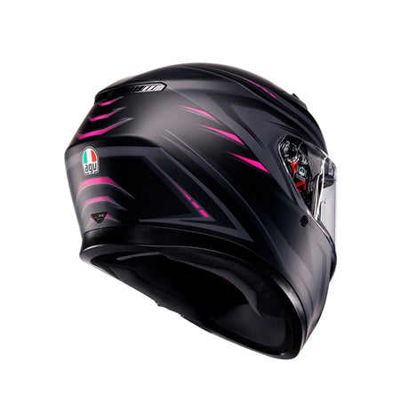 AGV HELM K3 SYTH MAT BK/PI 2XL - Driven Powersports