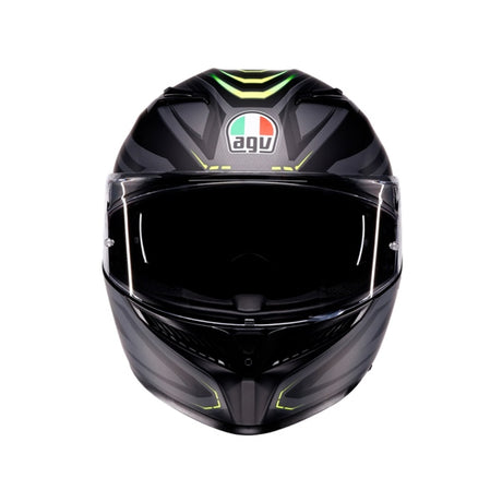 AGV HELM K3 SYTH MAT BK/FLUO Yellow 2XL - Driven Powersports