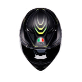 AGV HELM K3 SYTH MAT BK/FLUO Yellow 2XL - Driven Powersports