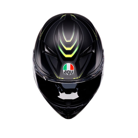 AGV HELM K3 SYTH MAT BK/FLUO Yellow 2XL - Driven Powersports