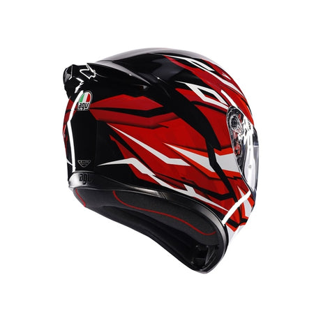 AGV HELM K1 S LION Black/Red/White 2XL - Driven Powersports