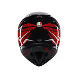 AGV HELM K1 S LION Black/Red/White 2XL - Driven Powersports