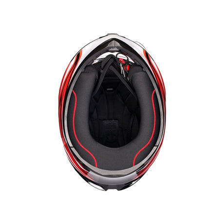 AGV HELM K1 S LION Black/Red/White 2XL - Driven Powersports