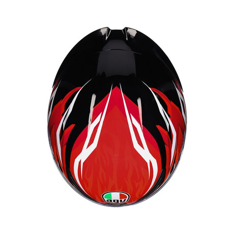 AGV HELM K1 S LION Black/Red/White 2XL - Driven Powersports