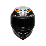 AGV HELM K1 S LYZARD Matte Black/Gray/Red 2XL - Driven Powersports