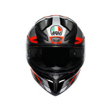 AGV HELM K1 S FASTLAP Black/Gray/Red 2XL - Driven Powersports