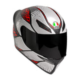 AGV HELM K1 S SPEEDARMOR Matte Black/Gray/Red 2XL - Driven Powersports