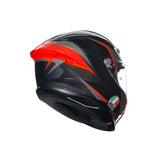 AGV HELM K6 S SLASHCUT Black/Gray/Red 2XL - Driven Powersports