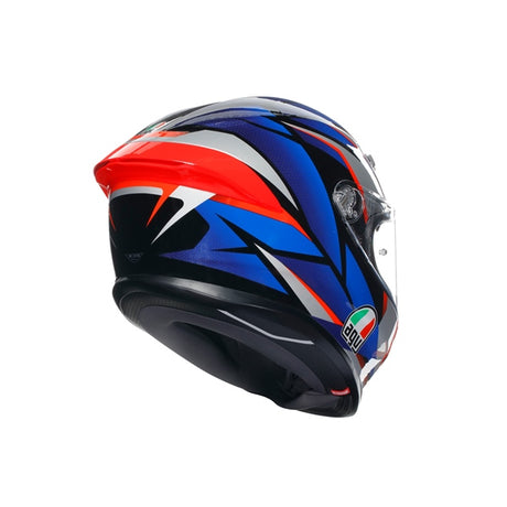 AGV HELM K6 S SLASHCUT Black/Blue/Red 2XL - Driven Powersports