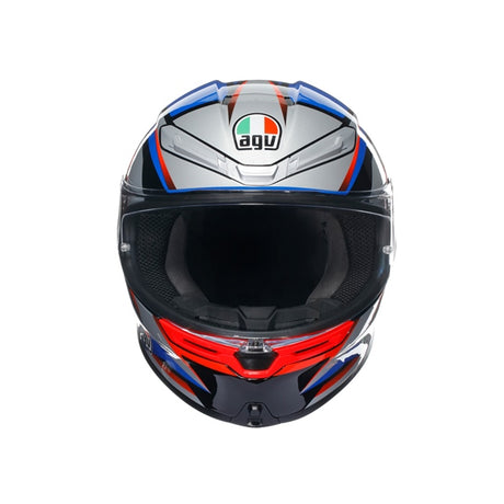 AGV HELM K6 S SLASHCUT Black/Blue/Red 2XL - Driven Powersports