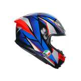 AGV HELM K6 S SLASHCUT Black/Blue/Red 2XL - Driven Powersports