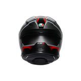 AGV HELM K6 S KARVE Matte Black/White/Red 2XL - Driven Powersports