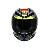 AGV HELM K6 S ERAZER BK/RD/FLUO Yellow 2XL - Driven Powersports
