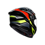 AGV HELM K6 S ERAZER BK/RD/FLUO Yellow 2XL - Driven Powersports