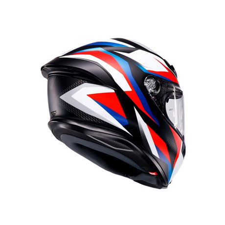 AGV HELM K6 S TIMEWARP Matte Black/Red/Blue 2XL - Driven Powersports