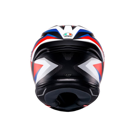 AGV HELM K6 S TIMEWARP Matte Black/Red/Blue 2XL - Driven Powersports