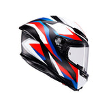 AGV HELM K6 S TIMEWARP Matte Black/Red/Blue 2XL - Driven Powersports
