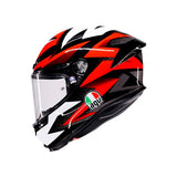 AGV HELM K6 S BRAVEN Black/Red/White 2XL - Driven Powersports