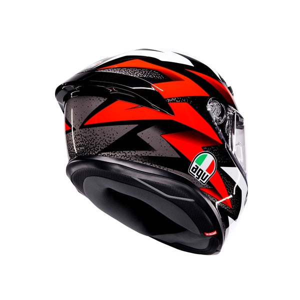 AGV HELM K6 S BRAVEN Black/Red/White 2XL - Driven Powersports