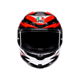 AGV HELM K6 S BRAVEN Black/Red/White 2XL - Driven Powersports