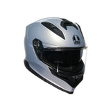 AGV HELM K7 MONO MAT PRISMA Silver 2XL - Driven Powersports