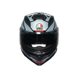 AGV HELM K7 JAEGER Black/Silver 2XL - Driven Powersports