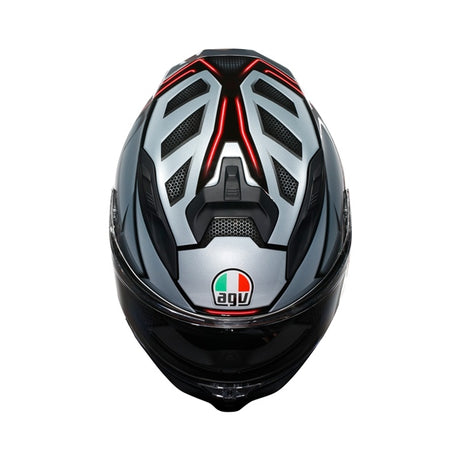 AGV HELM K7 JAEGER Black/Silver 2XL - Driven Powersports