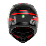 AGV HELM K7 TAURAX Black/Red 2XL - Driven Powersports