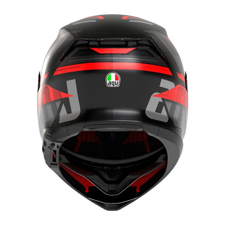 AGV HELM K7 TAURAX Black/Red 2XL - Driven Powersports