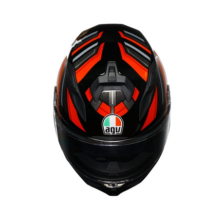 AGV HELM K7 TAURAX Black/Red 2XL - Driven Powersports
