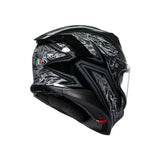 AGV HELM K7 DAMASCUS Black/Silver 2XL - Driven Powersports