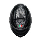 AGV HELM K7 DAMASCUS Black/Silver 2XL - Driven Powersports