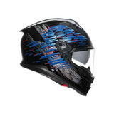 AGV HELM K7 GENISYS Matte Black/Blue/Gray 2XL - Driven Powersports