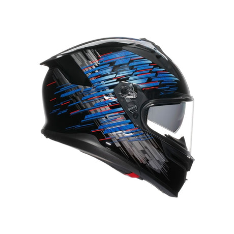 AGV HELM K7 GENISYS Matte Black/Blue/Gray 2XL - Driven Powersports