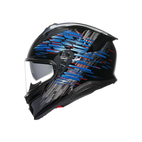 AGV HELM K7 GENISYS Matte Black/Blue/Gray 2XL - Driven Powersports