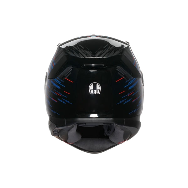 AGV HELM K7 GENISYS Matte Black/Blue/Gray 2XL - Driven Powersports