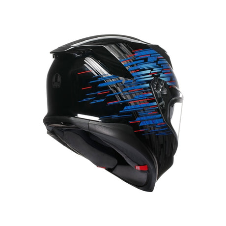 AGV HELM K7 GENISYS Matte Black/Blue/Gray 2XL - Driven Powersports