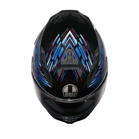 AGV HELM K7 GENISYS Matte Black/Blue/Gray 2XL - Driven Powersports