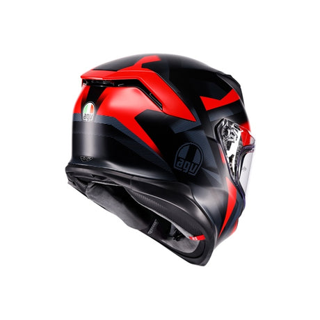 AGV HELM K7 GLIMPSE Matte Black/Red 2XL - Driven Powersports