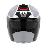 AGV HELM K7 GLIMPSE Matte Black/Red 2XL - Driven Powersports