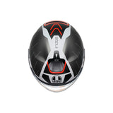 AGV HELM K7 GLIMPSE Matte Black/Red 2XL - Driven Powersports